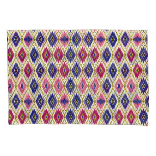 Housse D'oreillers Motifs géométriques : Illustration textile traditi