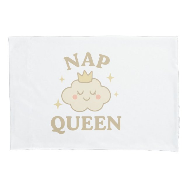 Housse D'oreillers Nap Queen White Baby Coussin - Cloud Design Nurser (devant)