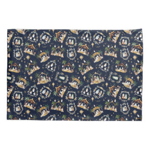 Housse D'oreillers Nativité chrétienne de Noël