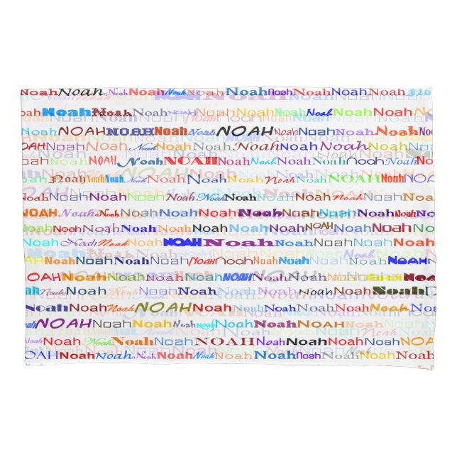 Housse D'oreillers Noah Text Design II Pilote (devant)