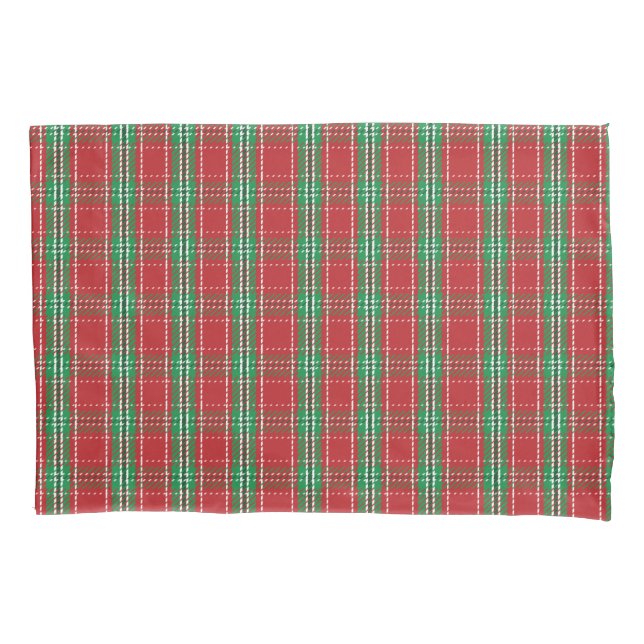 Housse D'oreillers Noël Russe Agritourisme vacances Rouge Plaid (devant)