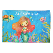 Nom du monogramme mignon Sirène côtière