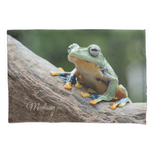 Housse D'oreillers Nom personnalisé Coque Coussin de grenouille