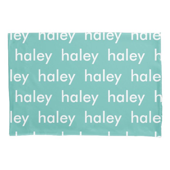 Housse D'oreillers Nom personnalisé Pillowcase pour enfants (devant)