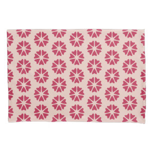 Housse D'oreillers Nucléaire - magenta rouge - motif sans soudure.