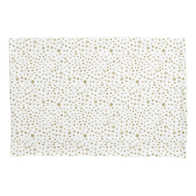 Housse D'oreillers Ochre Confetti Aquarelle Doigts Pillowcase (devant)