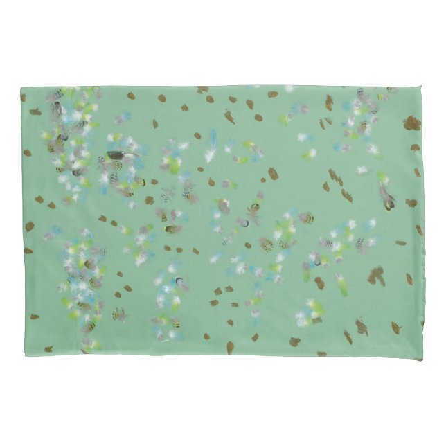 Housse D'oreillers Oiseaux forestiers (devant)