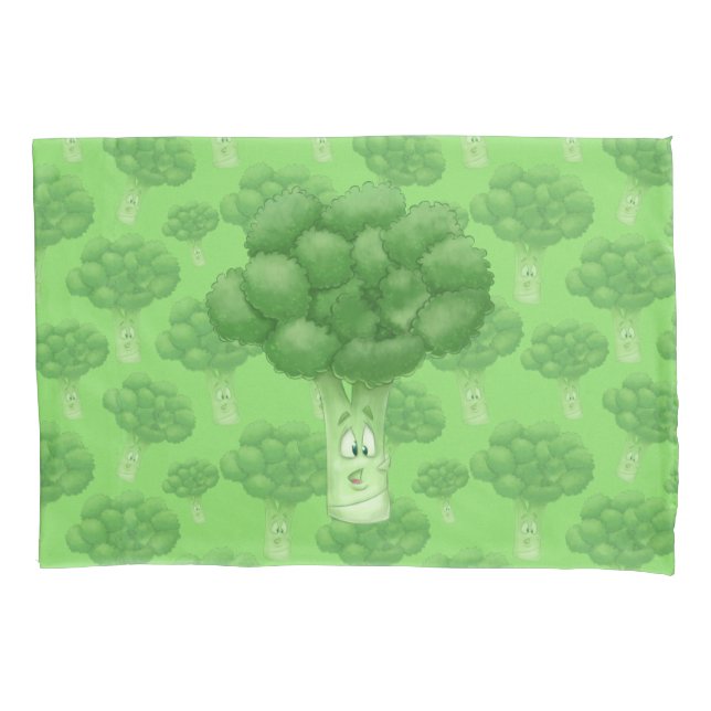 Housse D'oreillers oreiller sot brocoli (devant)