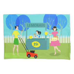 Housse D'oreillers Oreillers Retro pour enfants en citronnade