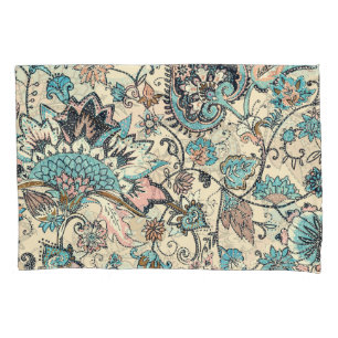 Housse D'oreillers Oriental Paisley : Elégance Textile Stylisée.