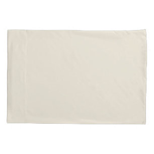 Housse D'oreillers Os - Crème - Couleur solide blanc off 036-89-06