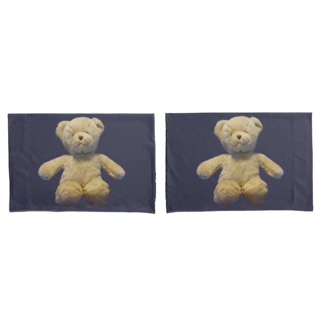 Housse D'oreillers Ours de nounours (devant-Set)