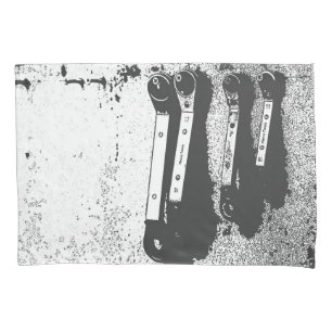 Housse D'oreillers Outils Spanners Sentiment industriel mécanique