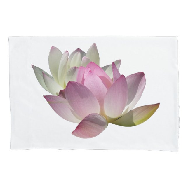 Housse D'oreillers Paire de fleurs de Lotus II (devant)