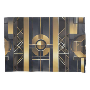 Housse D'oreillers Paire standard Art déco
