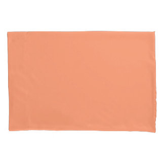 Housse D'oreillers Palette rouge brillant de pêche