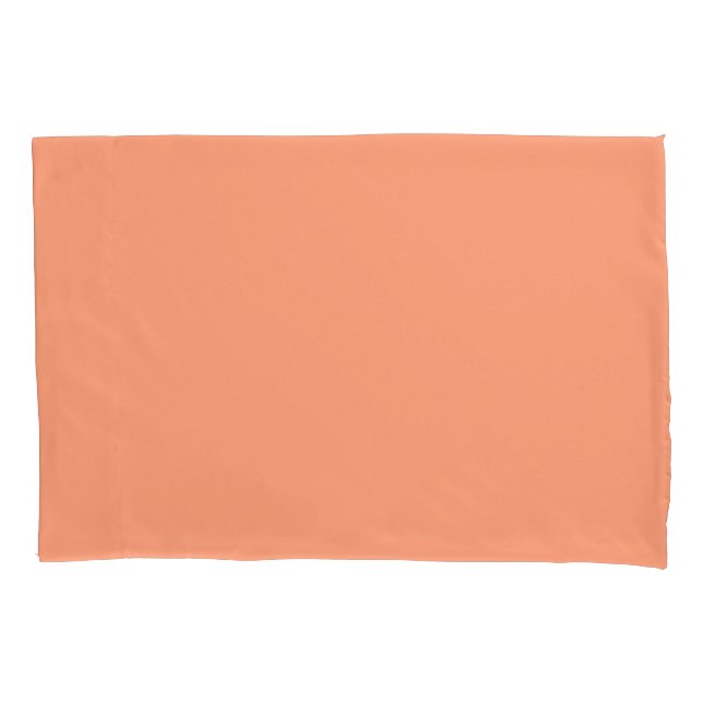 Housse D'oreillers Palette rouge brillant de pêche (devant)