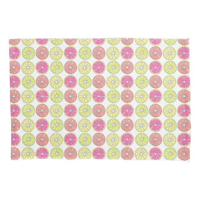 Housse D'oreillers Pamplemousse de citron vert Orange Citrus Fruits S (devant)