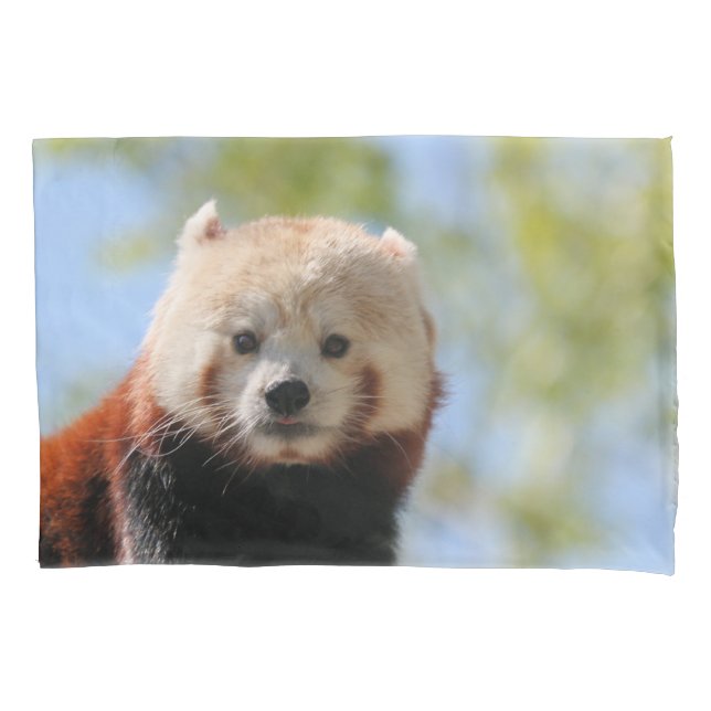Housse D'oreillers Panda rouge (devant)