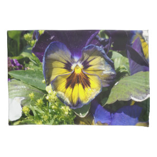 HOUSSE D'OREILLERS PANSIES !