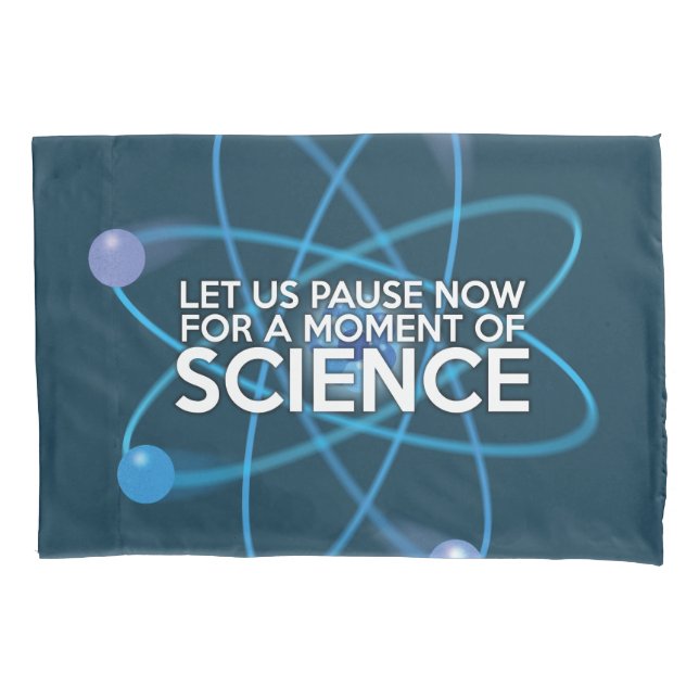 HOUSSE D'OREILLERS PARVIONS MAINTENANT D'UN MOMENT DE SCIENCE (devant)