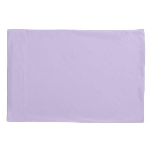 Housse D'oreillers Pastel Lilac Purple Couleur Solide Paires à 2023 C