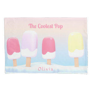 Housse D'oreillers Pastel moderne Coolest Pop Popsicle Personnalisé