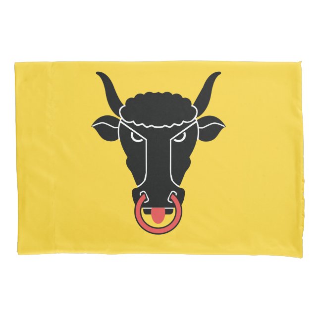 Housse D'oreillers Patriotic Single Pillowcase with flag of Uri (devant)