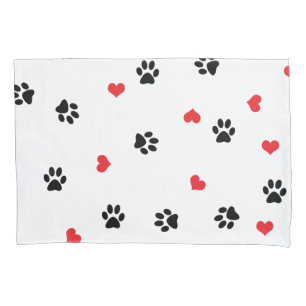 Housse D'oreillers Patte claire douce mignonne d'animal familier et