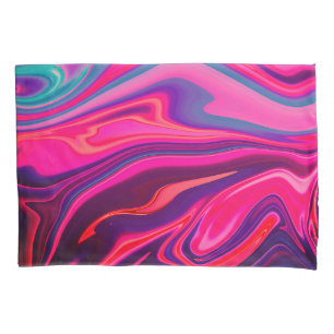 Housse D'oreillers Patters bleus bleus Green Abstract