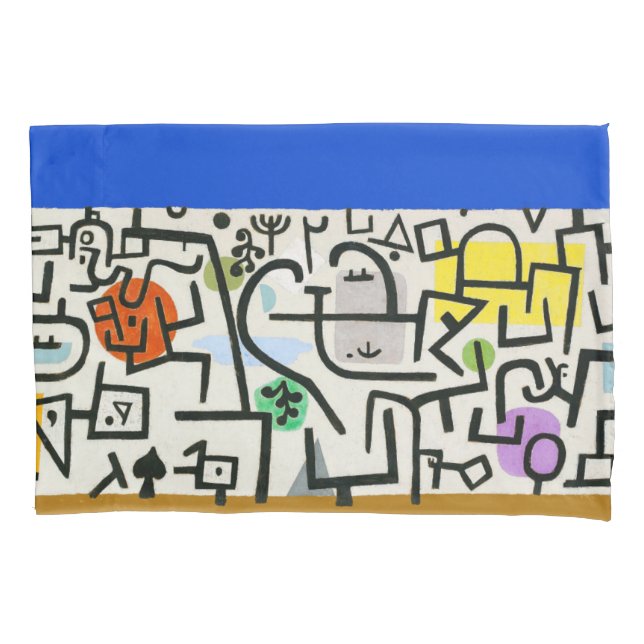 Housse D'oreillers Paul Klee Expressionniste Abstrait Rich Harbour (devant)
