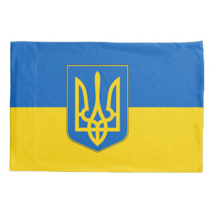 Housse D'oreillers Pavillon Patriotique Simple Pillowcase de l'Ukrain