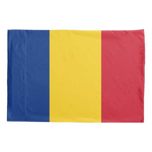 Housse D'oreillers Pavillon Patriotique Simple Pillowcase de Roumanie (Dos)