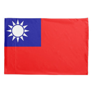Housse D'oreillers Pavillon Patriotique Simple Pillowcase de Taïwan