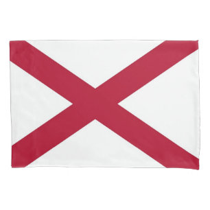 Housse D'oreillers Pavillon Patriotique Single Pillowcase Alabama, Ét