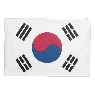 Housse D'oreillers Pavillon Patriotique Single Pillowcase de la Corée