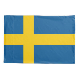 Housse D'oreillers Pavillon Patriotique Single Pillowcase de Suède