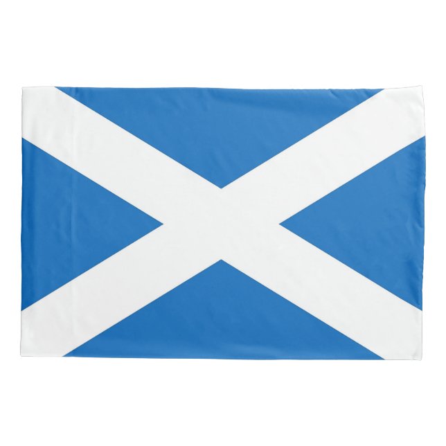 Housse D'oreillers Pavillon Patriotique Single Pillowcase d'Ecosse (Dos)