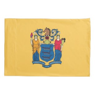 Housse D'oreillers Pavillon Patriotique Single Pillowcase du New Jers
