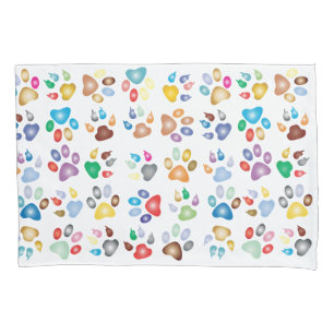 Housse D'oreillers Pawprint