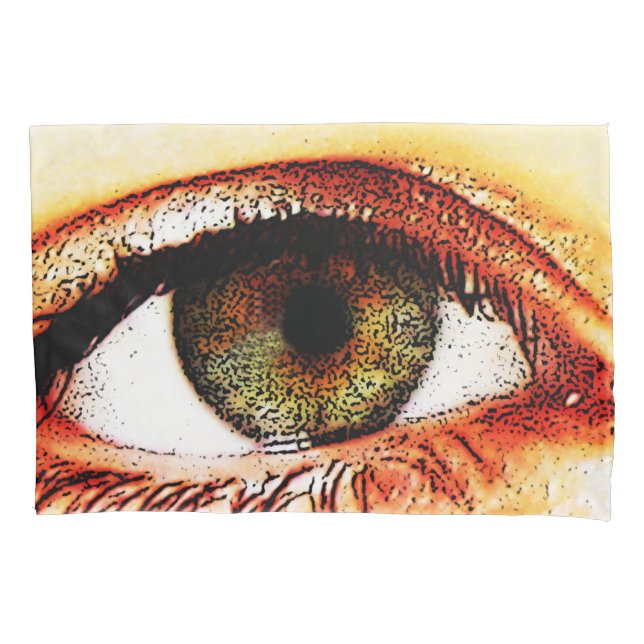 Housse D'oreillers Pccna des yeux (devant)
