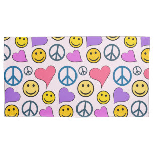 Housse D'oreillers Peace Love
