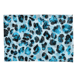 Housse D'oreillers Peau de Cheetah léopard : Aquarelle teinture Vinta
