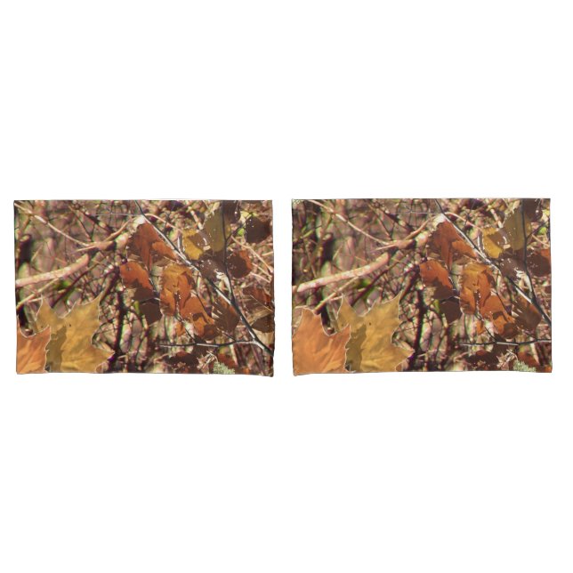 Housse D'oreillers Peinture de camouflage de Camo du chasseur (devant-Set)