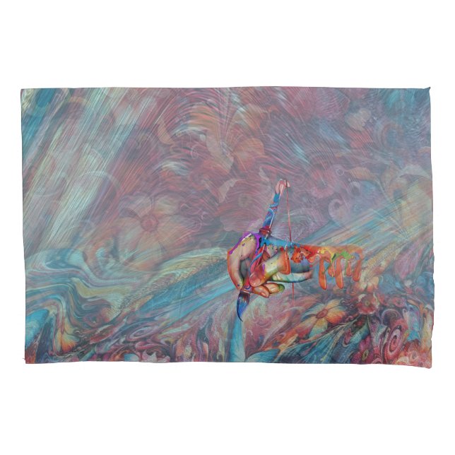 Housse D'oreillers Peinture Imaginaire Fleurs exprimant la nature (devant)