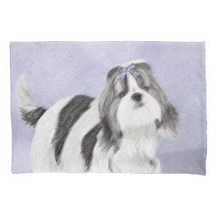 Housse D'oreillers Peinture Shih Tzu - Cute Original Chien Art
