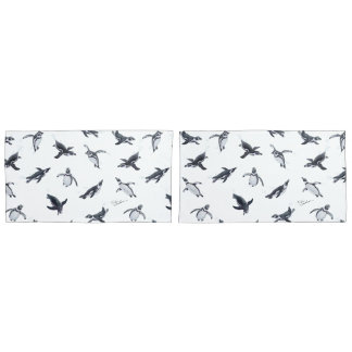 Housse D'oreillers Penguin Squadron | Ocean Art Design