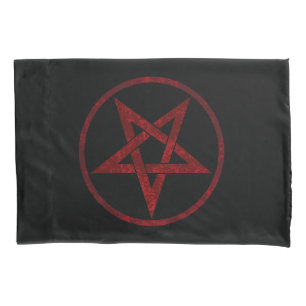 Housse D'oreillers Pentagram Red Devil