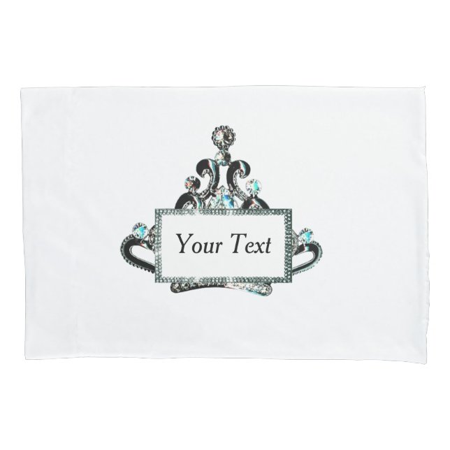 Housse D'oreillers Personnalisé "Royal Tiara" (devant)