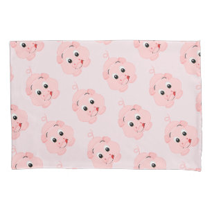 Housse D'oreillers Petit Rose Piggy